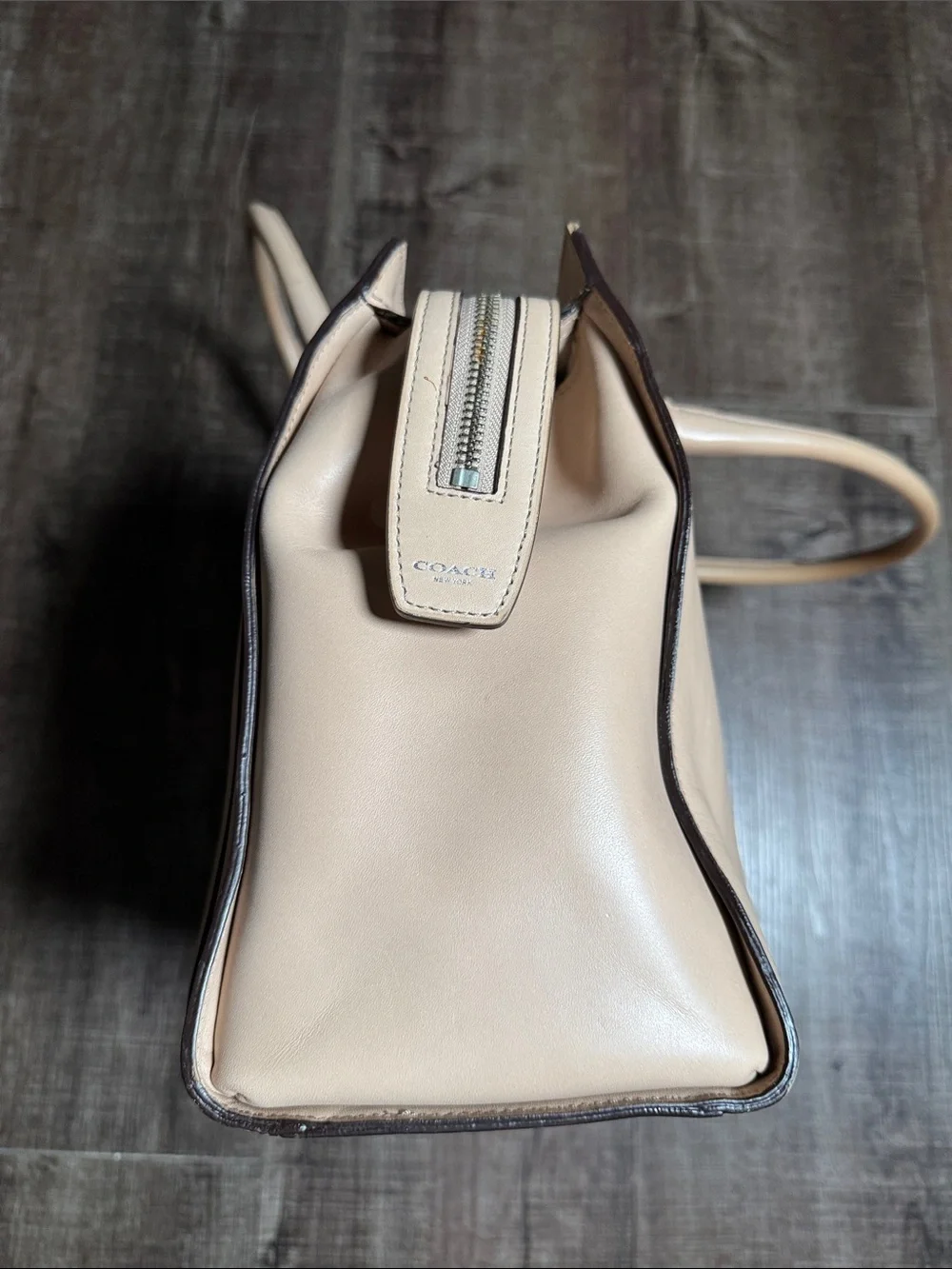 Coach leather satchel